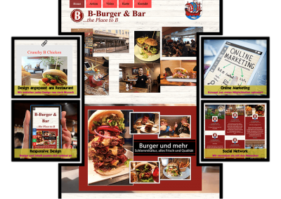 Gastronomie Webseite Burger